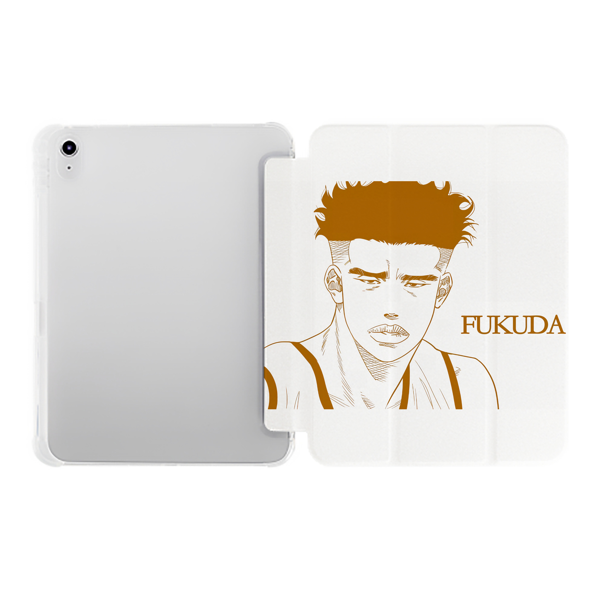 （画像用） SLAM DUNK／スラムダンク IPad ケース ペン収納付き 三つ折りスタンド PUレザー×シリコン 対応機種9.5/10.5/10.9インチ